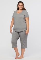 Plus Size Short Sleeve T Shirt | Plus Size Tee | Lusomé Sleepwear USA