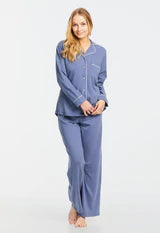 Button up Night Shirt | Women's Night Shirt | Lusomé Sleepwear USA